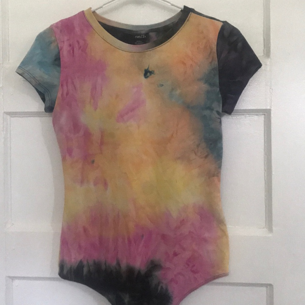 Tie dye bodysuit